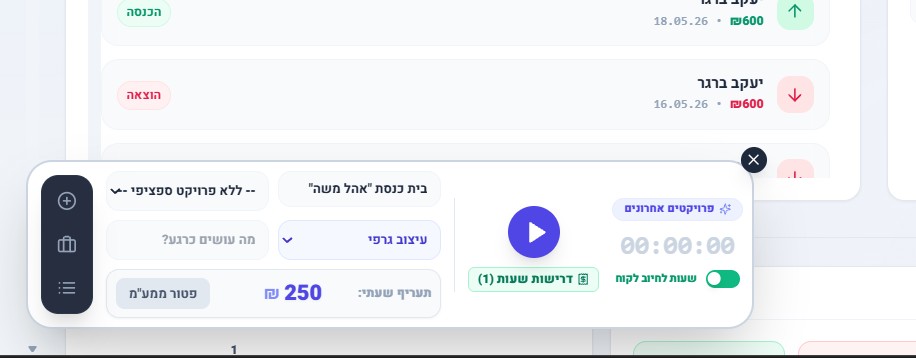 שעון נוכחות צף בתכל"ס